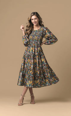 Blue Shaffer Maxi Dress