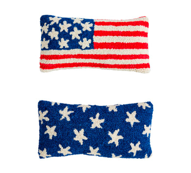 Americana Hooked Pillow