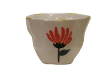 Load image into Gallery viewer, Stoneware Flower Cup