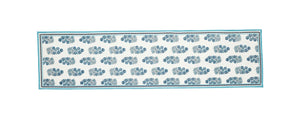 Blue Block Print Table Runner