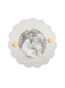 Mini Scalloped Acrylic Frame