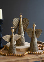 Load image into Gallery viewer, Antique Gold Christmas Angels
