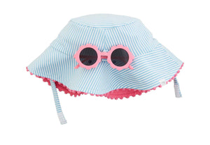 Girls Hat & Sunglasses Set