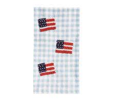 Load image into Gallery viewer, Americana Beaded Hand Towel