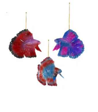 Beta Fish Ornament