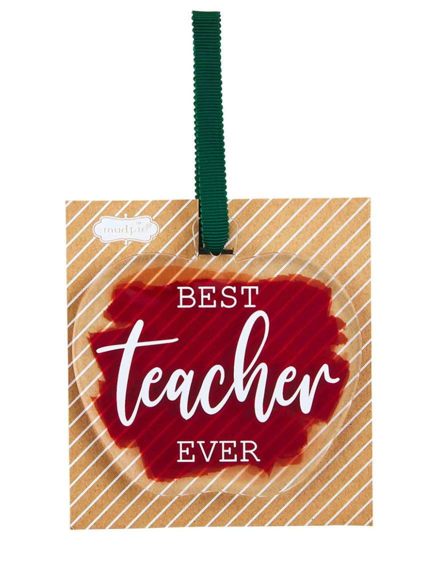 Best Teacher Ever Ornament