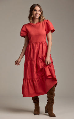 Red Patton T-Shirt Midi