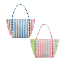 Load image into Gallery viewer, Stripe Cooler Tote