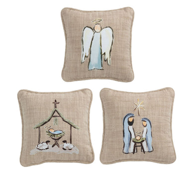 Mini Nativity Pillow