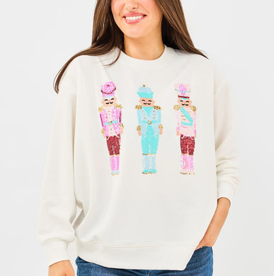 Three Glitter Nutcrackers Sarah Sweatshirt