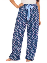 Load image into Gallery viewer, Navy Floral Pajama Pants