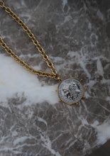 Load image into Gallery viewer, Two Toned Coin Necklace