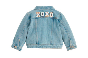 Girls Denim Patch Jacket