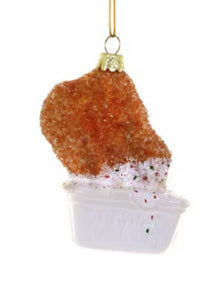 Chicken Nugget w/ Ranch Ornament