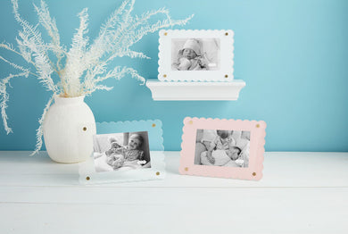 Scalloped Acrylic Frame