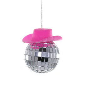 Disco Cowgirl Ornament