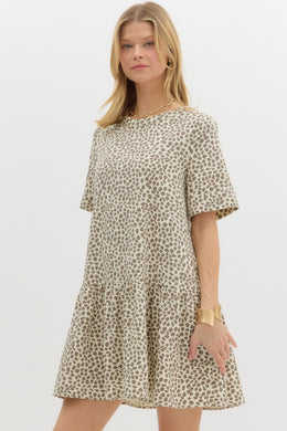 Leopard Dropwaist Mini