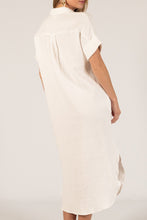 Load image into Gallery viewer, White Gauze Button Dress
