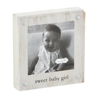Sweet Baby Girl Acrylic Block Frame