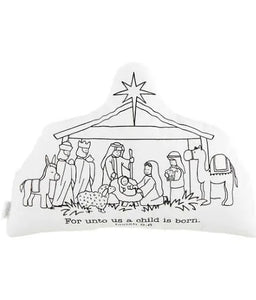 Nativity Doodle Pillow