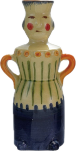 Stoneware Woman Shaped Taper Holder