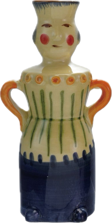 Stoneware Woman Shaped Taper Holder