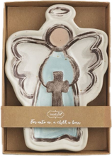 Load image into Gallery viewer, Blue Christmas Angel Tidbit Dish