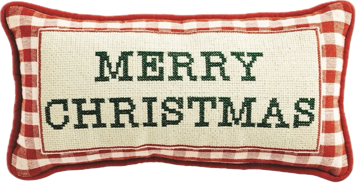 Needlepoint Christmas Pillows