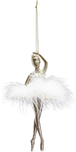 Load image into Gallery viewer, Ballerina Ornament with Feather Skirt