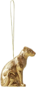 Gold Safari Animal Ornament