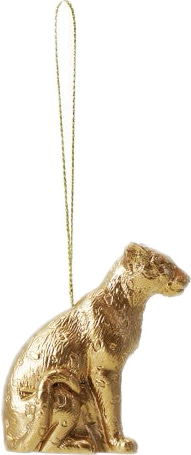 Gold Safari Animal Ornament