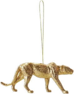 Gold Safari Animal Ornament