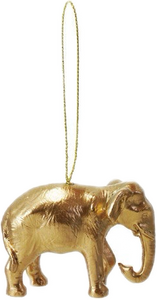 Gold Safari Animal Ornament