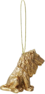 Gold Safari Animal Ornament