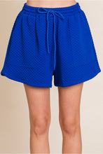 Load image into Gallery viewer, Blue Circle Embossed Shorts