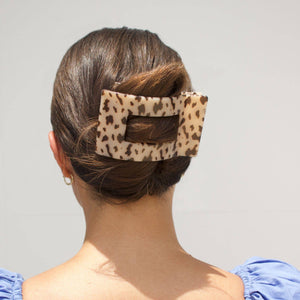 Large Flat Rectangle Hair Clip