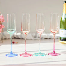 Load image into Gallery viewer, Mezclada Champagne Flutes - Set of 4