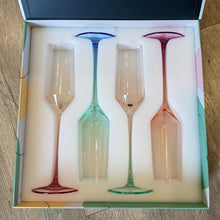 Load image into Gallery viewer, Mezclada Champagne Flutes - Set of 4