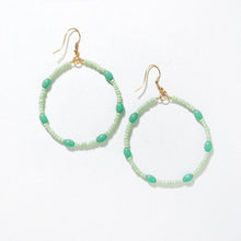 Load image into Gallery viewer, Courtney Beaded Hoops