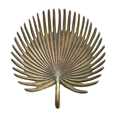 Cast Aluminum Palm Frond Tray