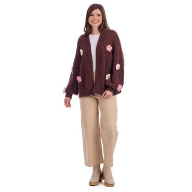 Brown Dianne Icon Cardigan