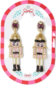 Beaded Holiday Icon Earrings