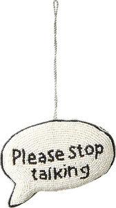 Bauble Saying Ornament