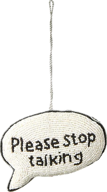 Bauble Saying Ornament