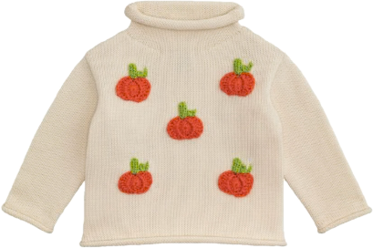 Mini Pumpkin Rollneck Sweater