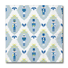 Load image into Gallery viewer, Blue &amp; White Holiday Cocktail Napkins