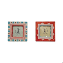 Load image into Gallery viewer, 4” Square Stoneware Frame