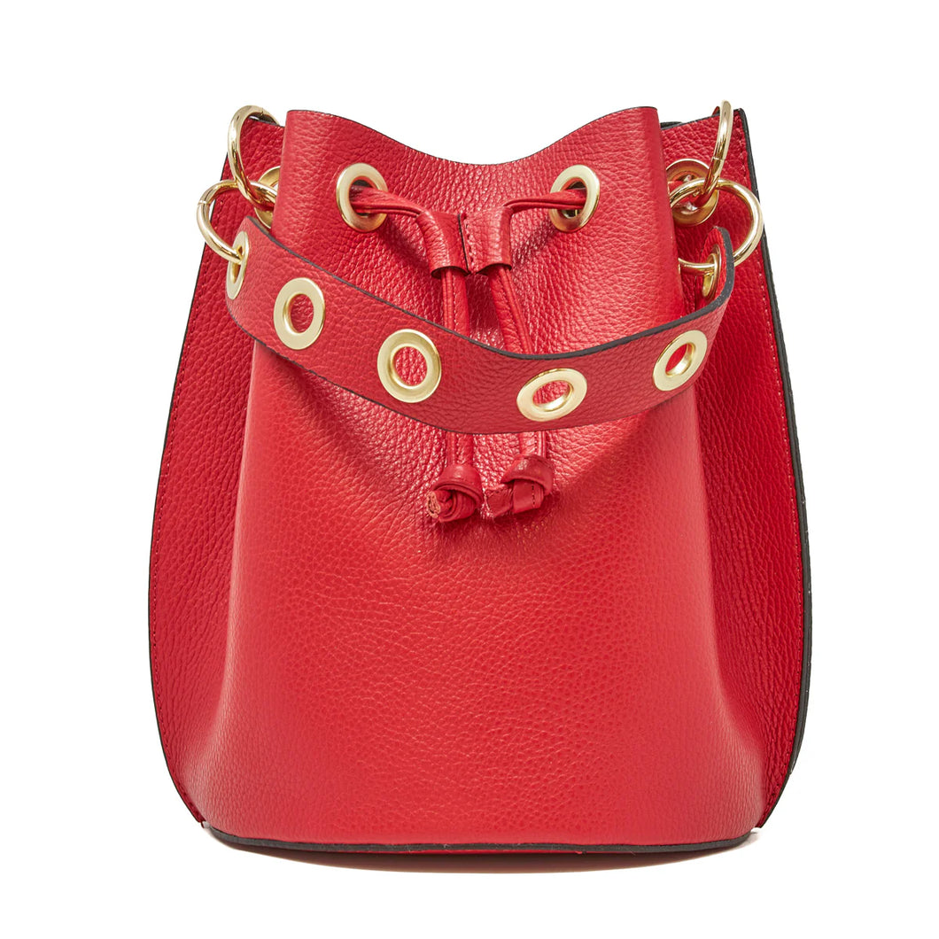 Leather Bucket Bag