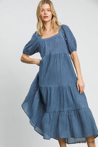 Checkered Organza Maxi