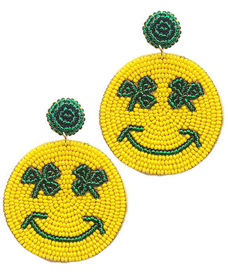 St. Patrick’s Day Smile Earrings